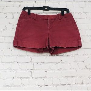 Womens Mossimo red burgandy stretch Shorts size 6